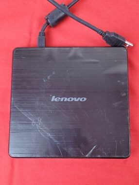 Lenovo Portable External Optical Drive in Black